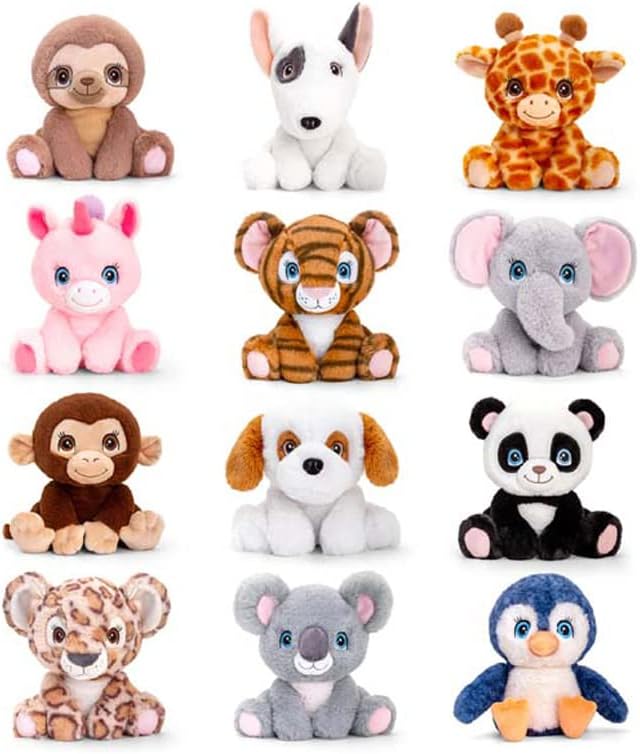 Adoptable World – Peluche ecológico, juguetes suaves 100% reciclados (panda rojo)