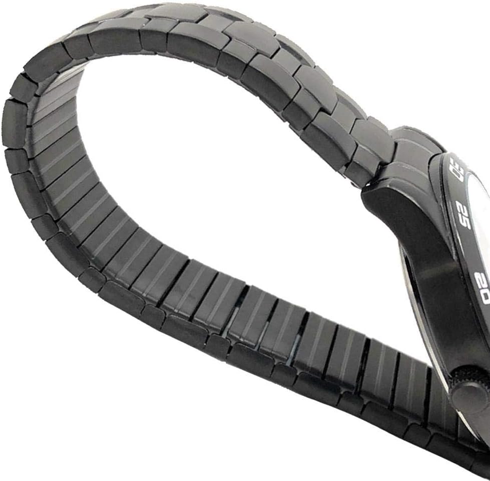 Acclaim Reloj de cuarzo de 1.654 in con correa de acero inoxidable para hombre