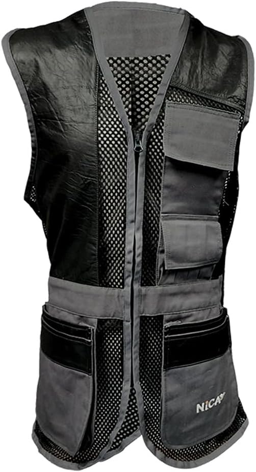 NICA Design6 2.0 – Chaleco de tiro para mano derecha, color gris