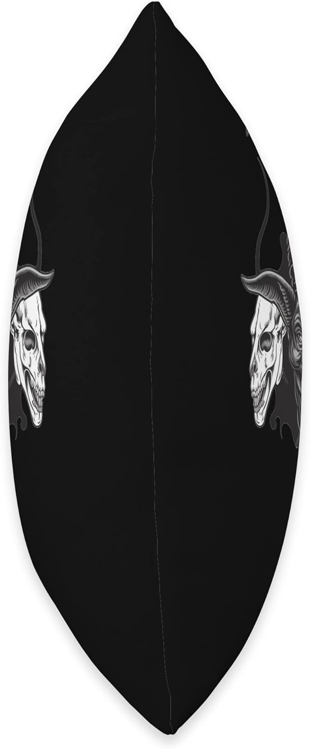 Occult T-Shirts and Gifts Baphomet Occult Devil Head-Baphomet Evil – Almohada (18 x 18 pulgadas), multicolor