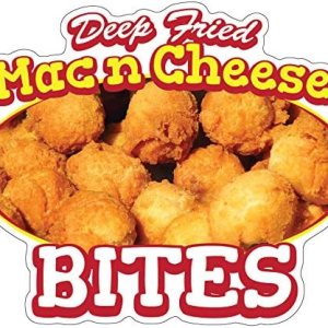 SignMission Mac N Cheese Bites – Calcomanía de 24 pulgadas, soporte de concesión para camión de alimentos, tamaño SignMission Mac N Cheese Bites – Calcomanía de 24 pulgadas, soporte de concesión para camión de alimentos, tamaño