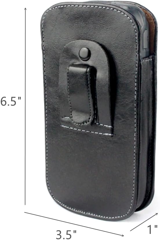 VENREA Funda de escáner TC70 TC75 TC77, funda de cuero portátil, funda de transporte resistente, apta para TC52 TC53 TC58 TC21 TC26 CT60 CT40 EDA52