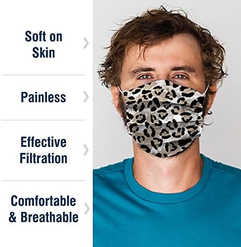 WeCare – Cubrebocas desechables para adultos, envueltos individualmente, paquete de 50, máscaras faciales de colores