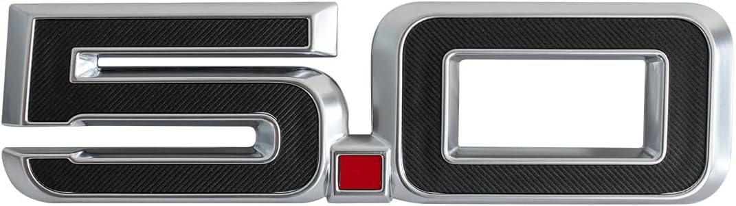 OEM PR3Z-16228-A Emblema de guardabarros plateado 5.0 hecho para Ford Mustang GT 2024