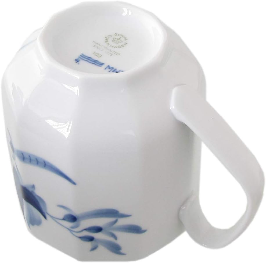 Royal Copenhagen 1025326 Bromst – Taza con diseño de guisante dulce, 11.2 onzas líquidas (11.2fl oz), regalo de boda