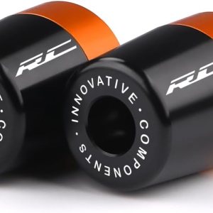 Extremos de la barra de la manilla, empuñaduras de mano, tapas de enchufe compatibles con KTM 390 RC 2014-2023  Almohadilla de equilibrio de Extremos de la barra de la manilla, empuñaduras de mano, tapas de enchufe compatibles con KTM 390 RC 2014-2023  Almohadilla de equilibrio de