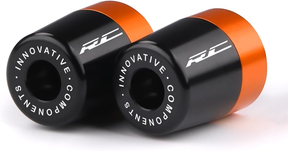 Extremos de la barra de la manilla, empuñaduras de mano, tapas de enchufe compatibles con KTM 390 RC 2014-2023  Almohadilla de equilibrio de