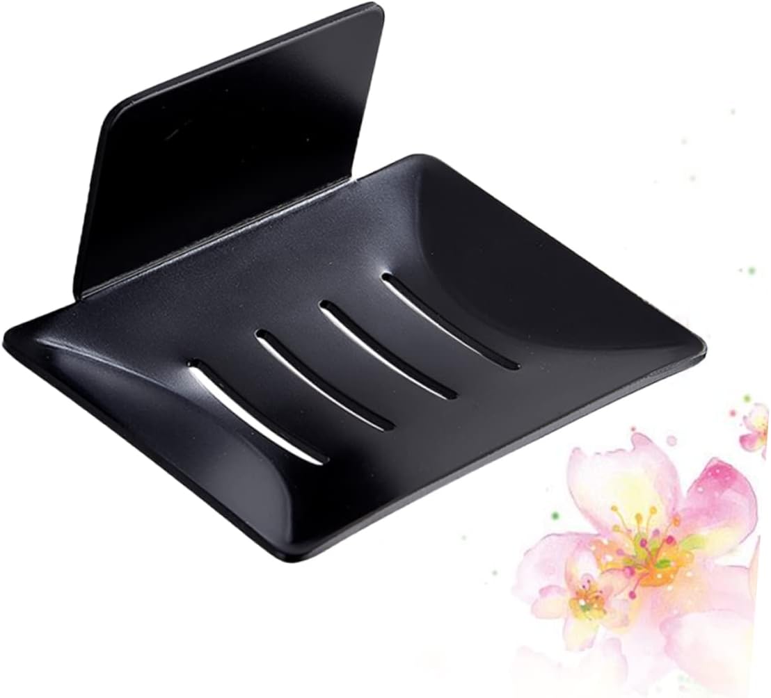 Jabonera para baño, soporte para jabonera, jabonera sin perforación, cesta de drenaje sin perforación, jabonera