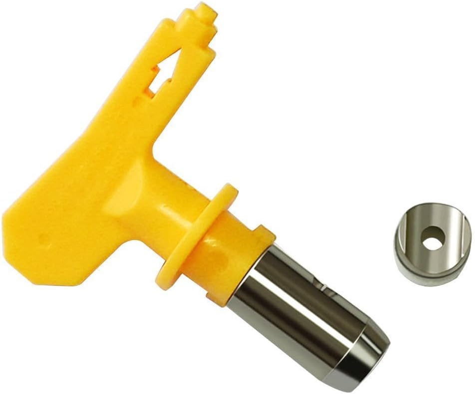 Paquete de 2 boquillas de punta de pulverización reversibles para pistolas pulverizadoras de pintura sin aire y máquina rociadora sin aire (211)