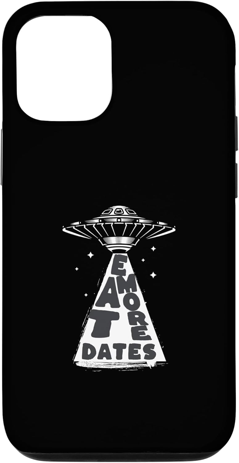 iPhone 14 Pro UFO Alien Abduction Vintage Eat More dates Vintage Case
