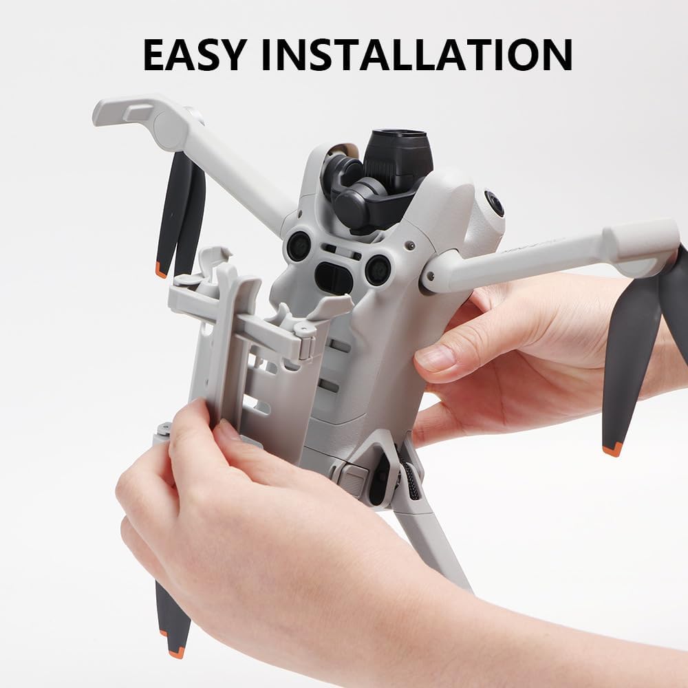 Xmipbs Mini 4 Pro Tren de aterrizaje extendido, pata de araña de aterrizaje plegable compatible con accesorios DJI Mavic Mini 4 Pro