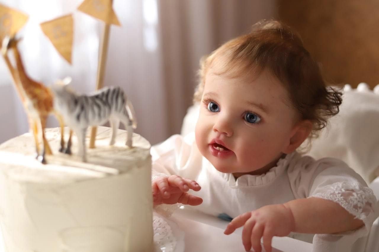 cosheng Muñeca de bebé Reborn para niñas de 24 pulgadas, muñeca de bebé realista de silicona suave con venas realistas para niños a partir de 3 años