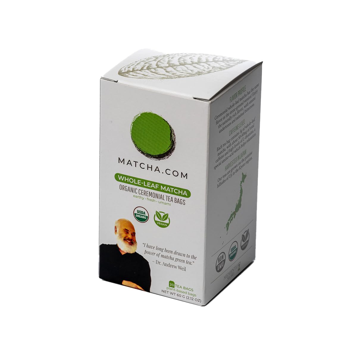 Matcha Kari Bolsas de té verde matcha japonés superior orgánico  Bolsas de té verde de hoja entera Tencha (20)