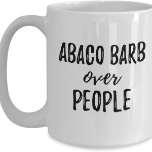 Abaco Barb Over People Mug Gift Idea For Animal Lover Mom Dad Rights Activist Militant Coffee Tea Cup Large 15 oz Abaco Barb Over People Mug Gift Idea For Animal Lover Mom Dad Rights Activist Militant Coffee Tea Cup Large 15 oz