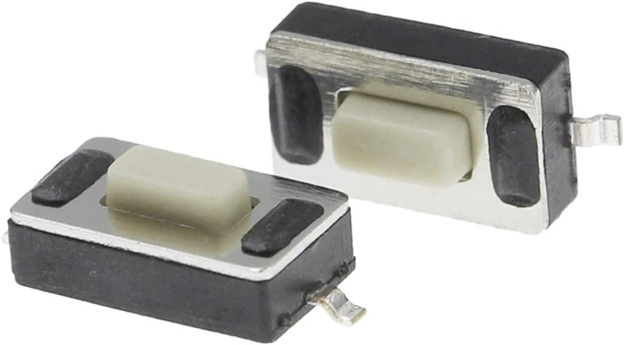 100pcs 3 * 6 * 2.5mm Light Touch Switch Patch 2 Feet Micro Button Switch Two Feet 3x6x2.5mm Touch Switch