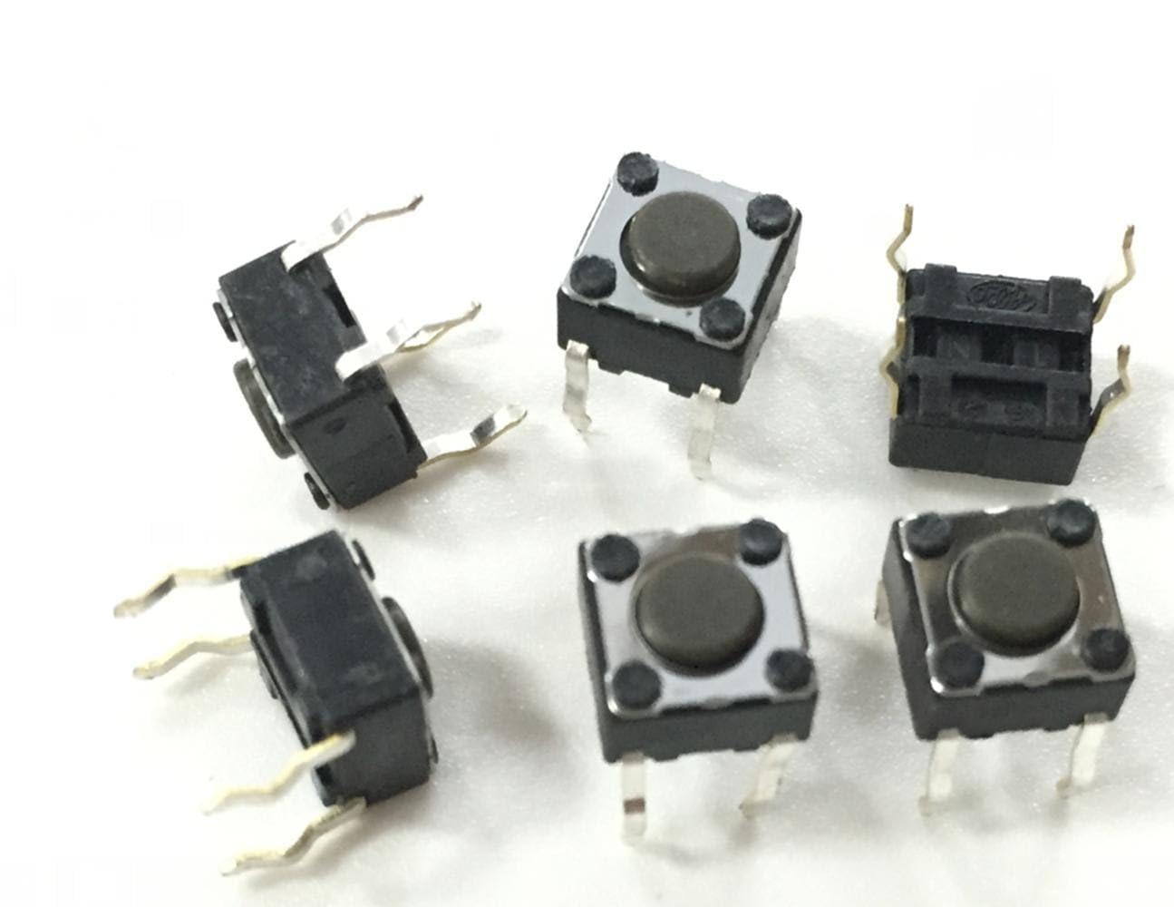 1000 Pcs SKHHALA010 6x6x4.3MM 4pin Direct Insertion Touch The Micro Key Small Switch