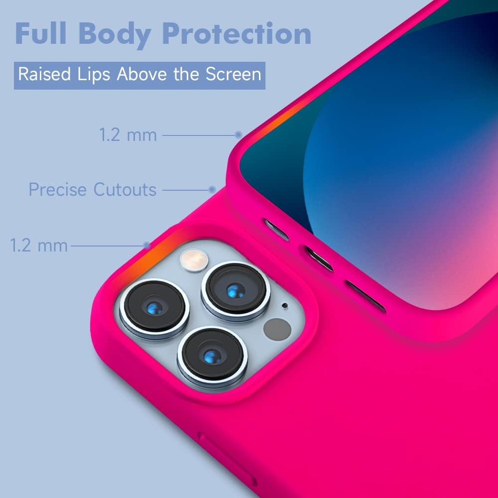 Magsafe – Funda magnética de silicona para iPhone 1212 Pro, funda de silicona con forro de microfibra para iPhone 1212 Pro de 6.1 pulgadas 2021,