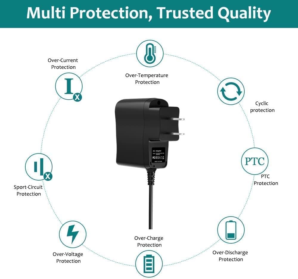 AC Adapter Compatible with Texas Instruments AC9910U-US PN FHU-050100 Power Supply Cable