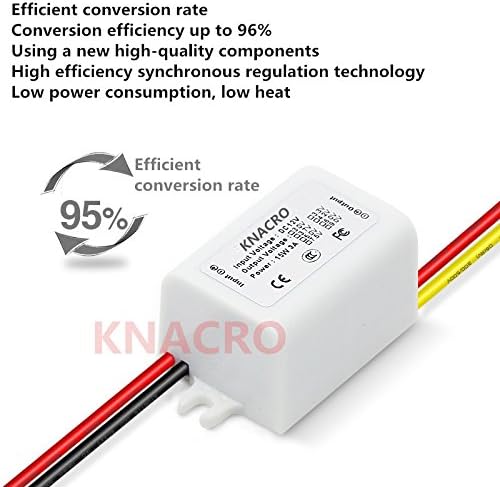 DC 6V 9V 12V 6-22V Paso abajo a DC 3V3A 3V 3A 9W impermeable DC Buck Convertidor Regulador de voltaje 6-22V a 3V 3A Fuente de alimentación de salida