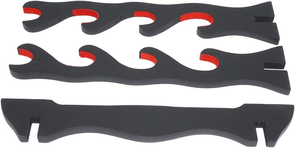 Eforlife Soporte acolchado de terciopelo para espada, soporte de fieltro para proteger el soporte de exhibición samurai espada Katana Wakizashi