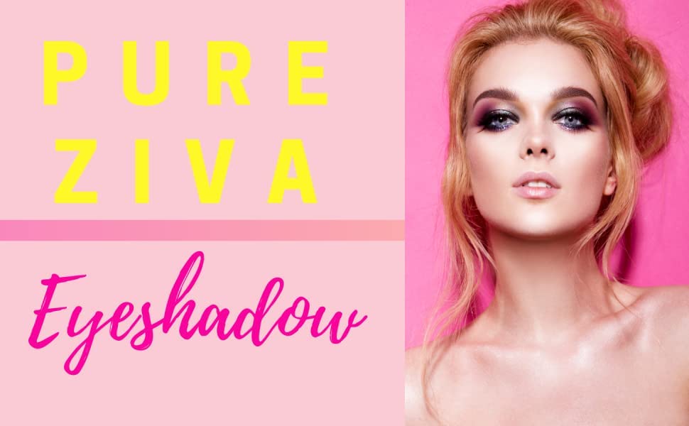 Pure Ziva Acorn – Sombra de ojos vegana en polvo prensado marrón malva mate, sin talco, parabenos ni crueldad