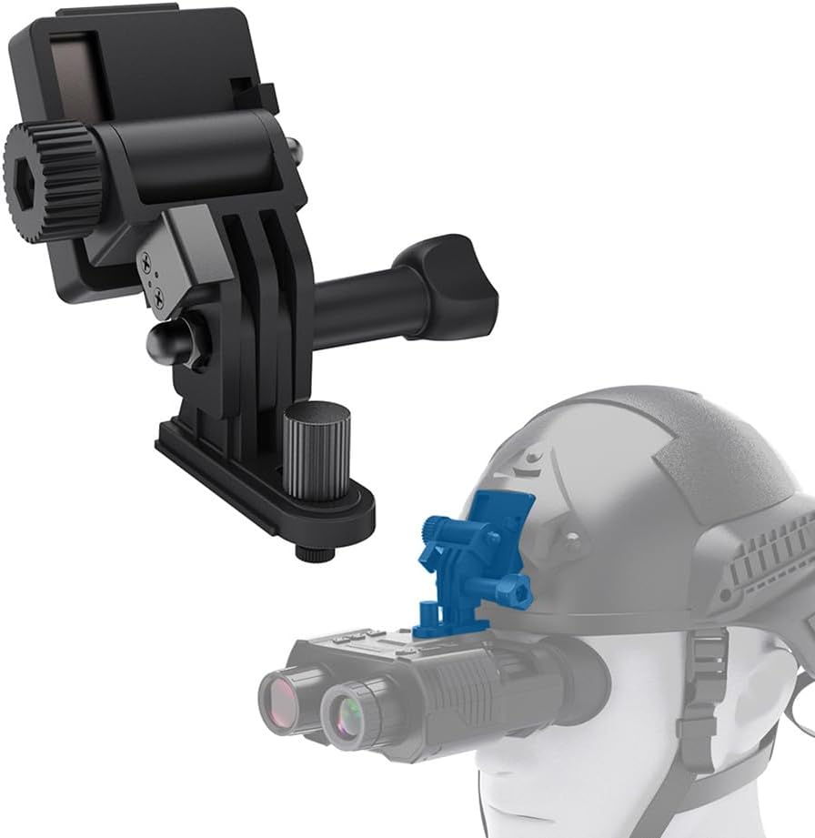 Fuhomtre Soporte de montaje para casco compatible con NV8000 NV8160 NV8300 Soporte de casco sólido ergonómico duradero accesorio para casco para uso