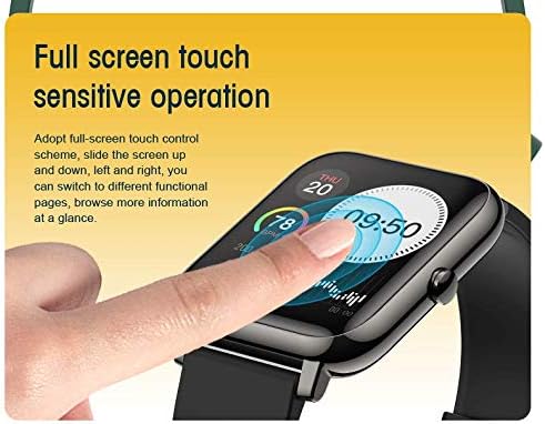 HANDA – Reloj inteligente para hombres y mujeres, monitor de actividad deportiva con pantalla táctil completa, reloj inteligente con frecuencia