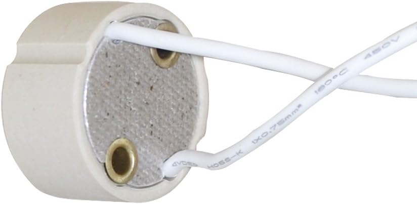 (Lote de 10) SpiritLED GU10 Socket, conector de cable para bombilla GU10