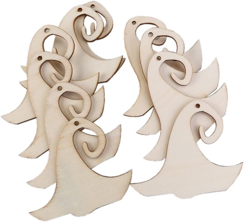 BESTOYARD 10 piezas de sombreros lisos sin terminar patrón de sombrero de mago colgante etiqueta de regalo adornos de Halloween decoración de