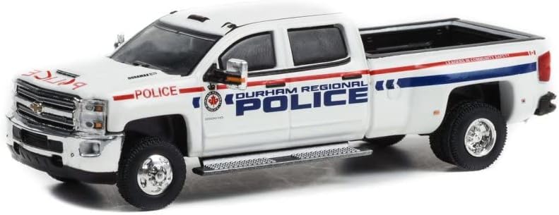 2018 Chevy Silverado 3500 Dually, Blanco – Greenlight 46090C48-164 Escala Diecast Car