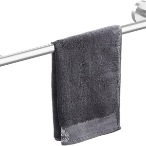 Toallero de 24 pulgadas, estante de baño resistente al óxido, grueso SUS 304 de aspecto moderno de acero inoxidable (níquel cepillado, 24 pulgadas) Toallero de 24 pulgadas, estante de baño resistente al óxido, grueso SUS 304 de aspecto moderno de acero inoxidable (níquel cepillado, 24 pulgadas)