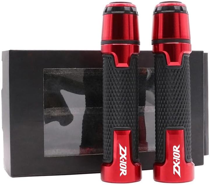 Universal 78 ” 0.866 in motocicleta Powersports manillar Grips con extremos de agarre para Kawasaki ZX10R