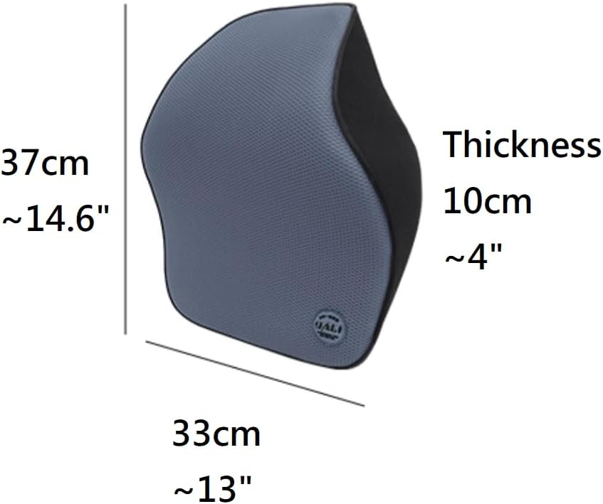 VAIKAXY Almohada inmersiva para reposacabezas de coche, almohada para asiento de automóvil, almohada cómoda y transpirable de espuma de algodón con