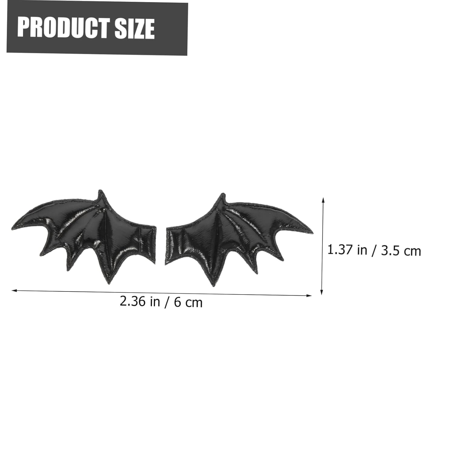 Abaodam 200 Pcs devil wings angel wings ornaments mini demon wings kids hats pretend play dress up sublimation angel wings ornament blanks