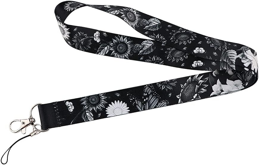 Yiflin Bonito cordón para el cuello para llaves, cartera, tarjetero de identificación, llavero genial para mujeres, hombres, profesores