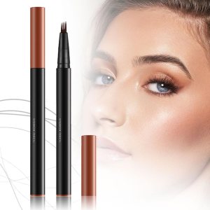 Lápiz de cejas mágico mejorado de 4 puntas, 3D impermeable y a prueba de sudor, lápiz de contorno de cejas microblading con 4 tenedores, cepillo Lápiz de cejas mágico mejorado de 4 puntas, 3D impermeable y a prueba de sudor, lápiz de contorno de cejas microblading con 4 tenedores, cepillo