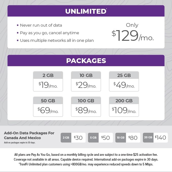 TravlFi Enrutador Wi-Fi JourneyXTR, Internet RV, múltiples redes, paga según lo que vayas, sin contratos