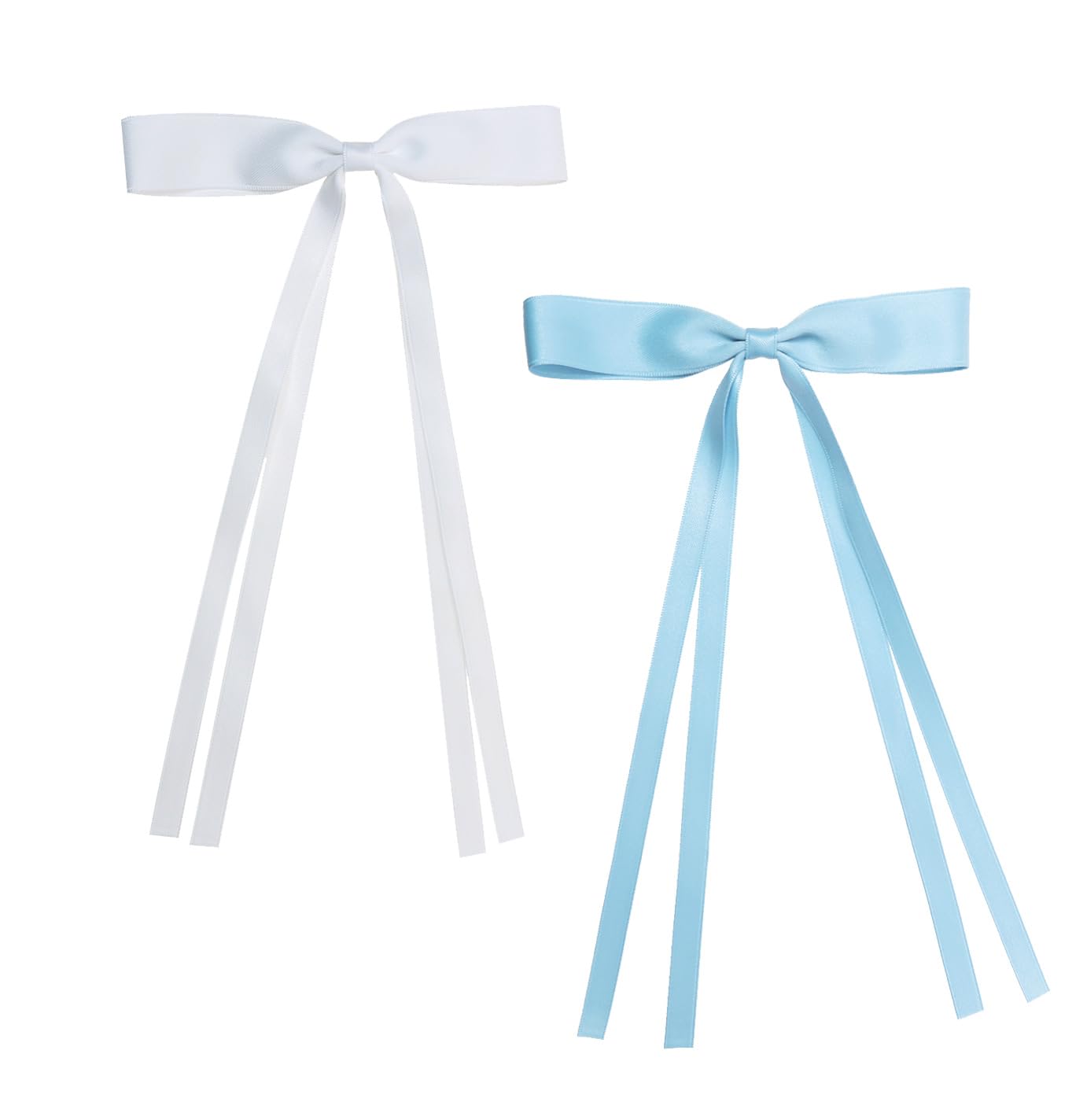 Pinza de cinta para el cabello para mujer, diseño de ángel Penta, 2 piezas, lazo para el pelo, borla con borla de cocodrilo, accesorio decorativo