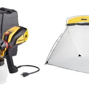 Wagner Spraytech 02419307 FLEXiO 595 Pulverizador de pintura HVLP de mano, boquilla de acabado iSpray y detalle, ajuste completo, diseño ligero y Wagner Spraytech 02419307 FLEXiO 595 Pulverizador de pintura HVLP de mano, boquilla de acabado iSpray y detalle, ajuste completo, diseño ligero y
