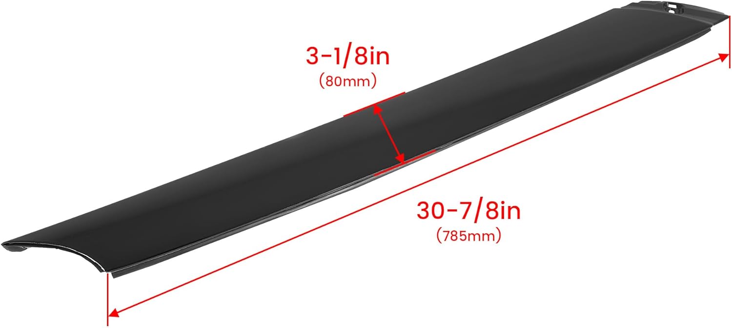 HECASA Moldura de pilar A para parabrisas compatible con Hyundai Veloster 2012-2017, repuesto para 861702V000, panel de moldura de ventana exterior,