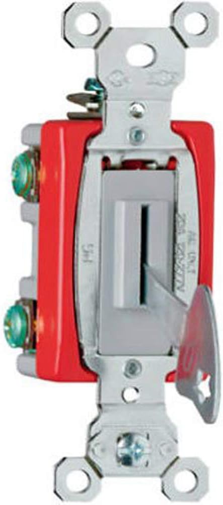 PASS & SEYMOUR Interruptor con llave PS20AC1L 20A Gry SP