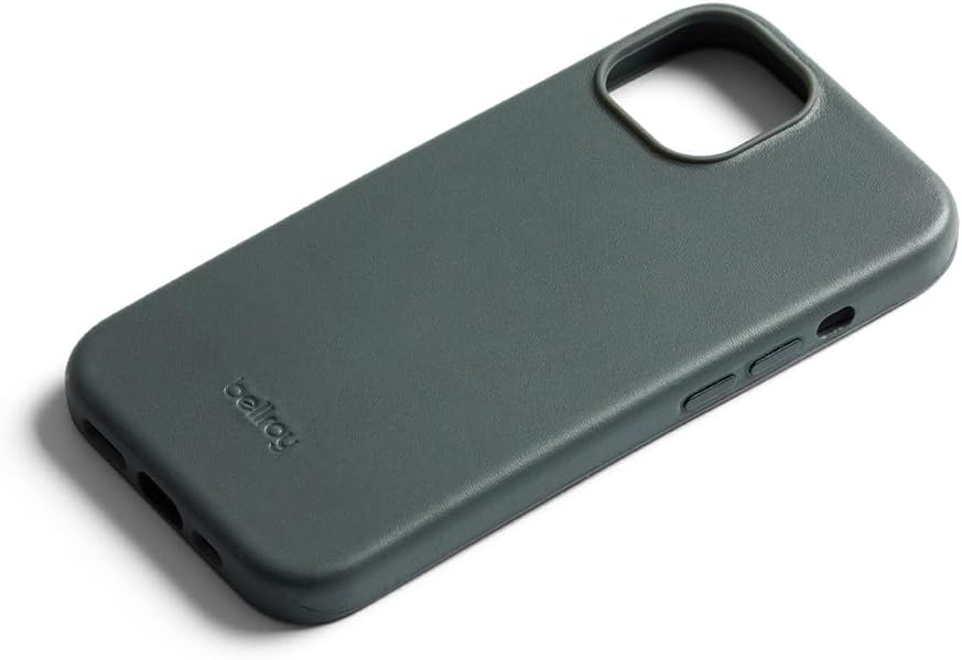Bellroy Funda de cuero para iPhone 15 – Everglade