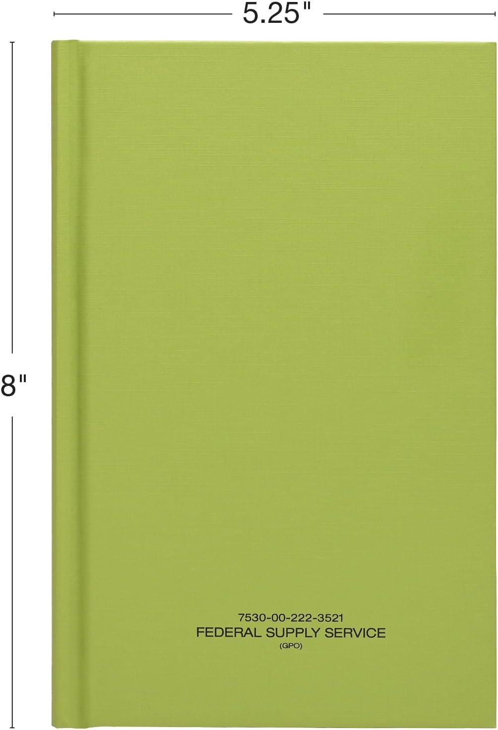 Global Printed Products Paquete de 5 cuadernos militares tácticos (5.25″ x 8″)