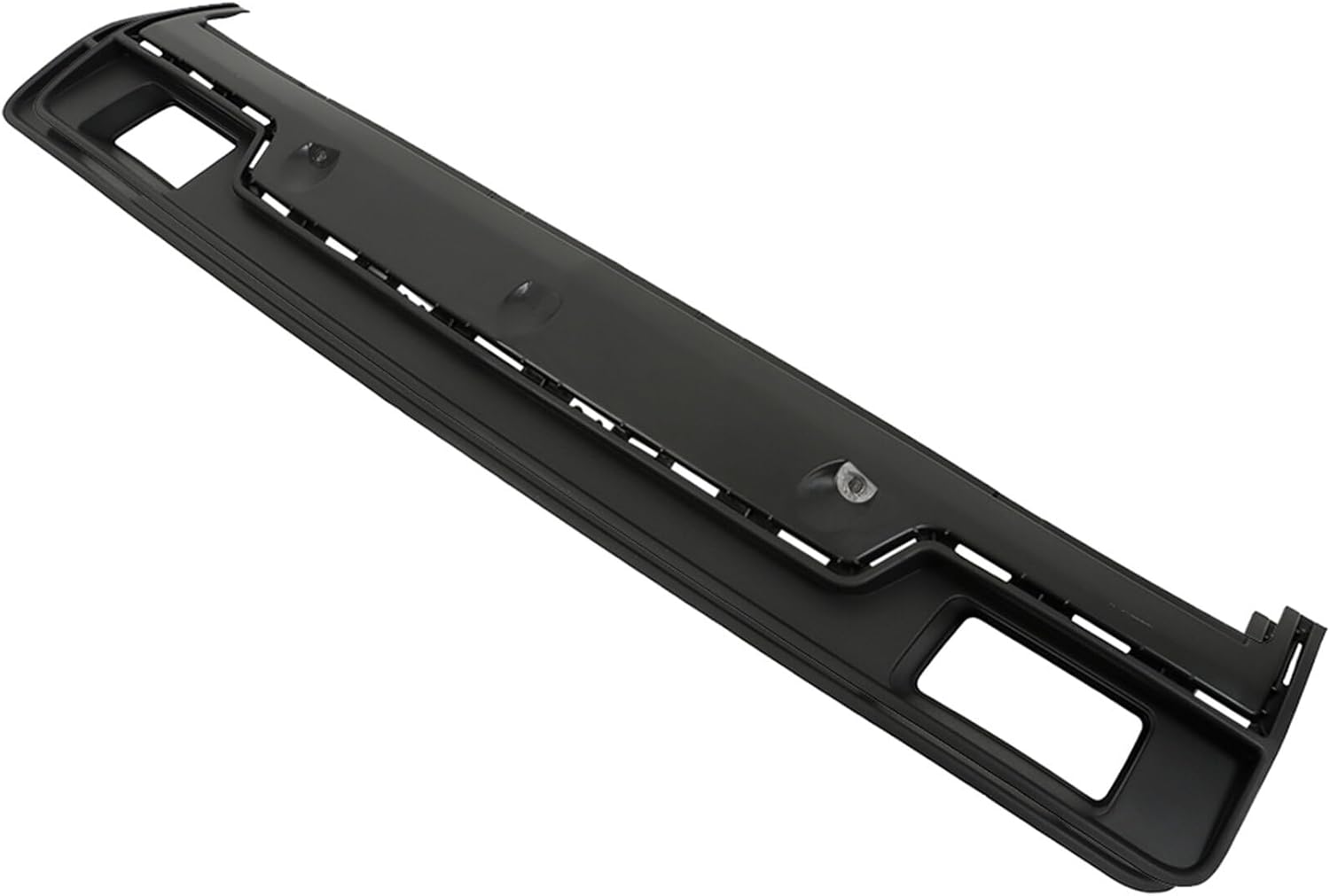 Nurniacl Panel de llenado de parachoques delantero negro con placa de decoración adjunta con ganchos de remolque de repuesto para Silverado 1500