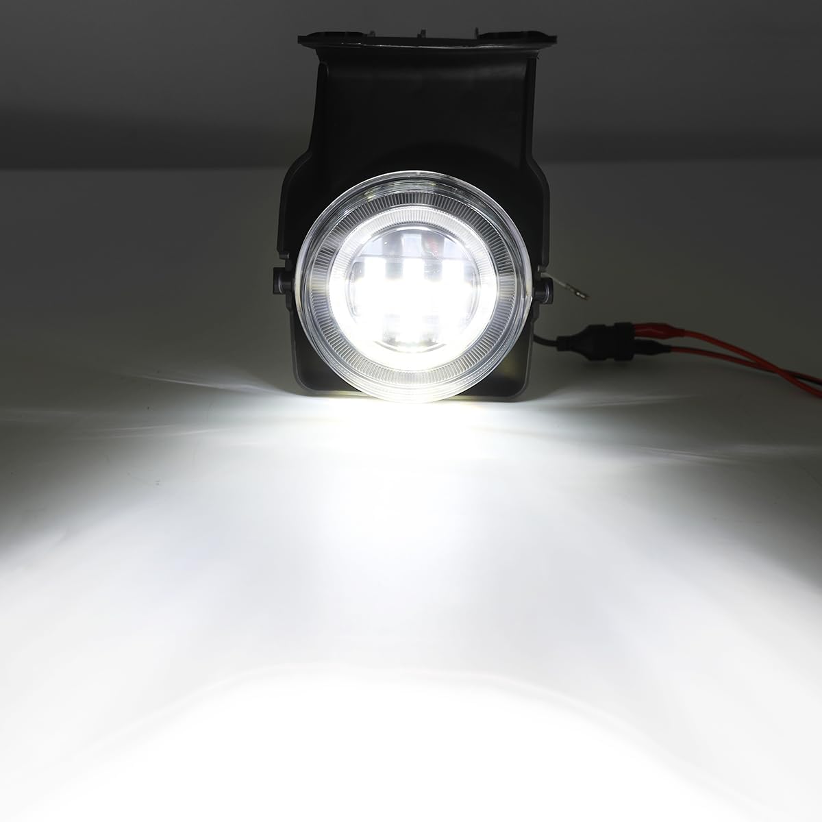 HMCYCI Luz antiniebla LED con DRL compatible con GMC Sierra 1500 2500HD 3500HD 2003-2006 luces antiniebla resistentes
