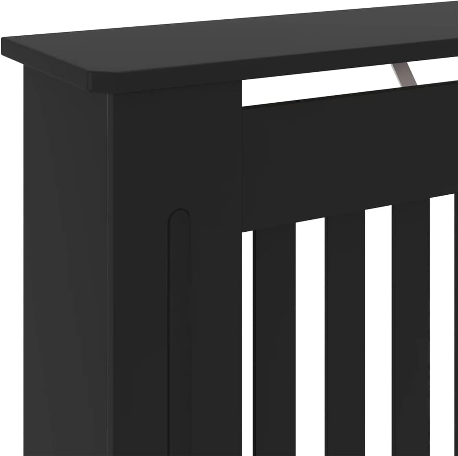 Bopdu Estante de gabinete de calefacción con cubierta de radiador, MDF para sala de estar, calentador lateral de calefacción, estante de gabinete