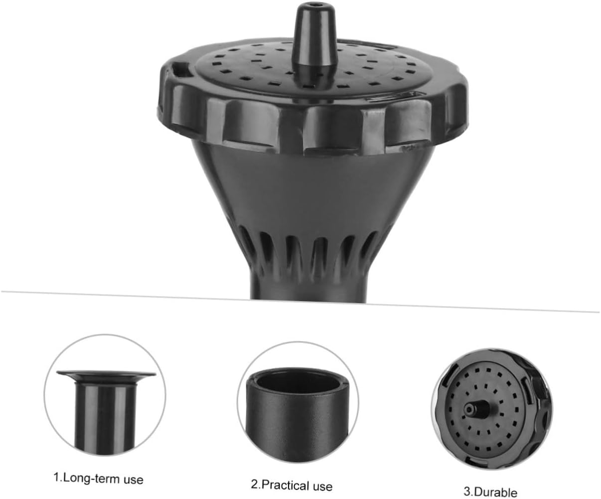 Yardwe 18 piezas Boquilla miniatura equipo patrón bomba sumergible fuente cabeza acuario hogar ajustable acuario pecera tanque de peces de plástico