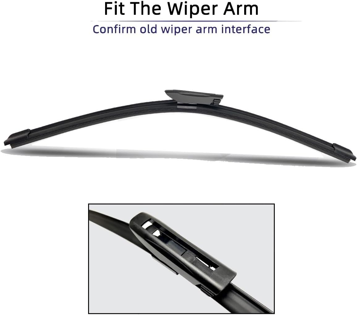 Limpiaparabrisas de automóvil compatible con Renault Clio Grandtour 2013-2017, accesorios para ventana delantera, 26 + 14 pulgadas (color  dirección