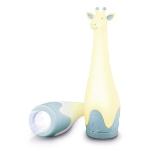 Zazu Kids Luz nocturna antorcha lámpara jirafa juguete – linterna azul y luz de noche, inalámbrico, múltiples opciones de color LED, apagado Zazu Kids Luz nocturna antorcha lámpara jirafa juguete – linterna azul y luz de noche, inalámbrico, múltiples opciones de color LED, apagado