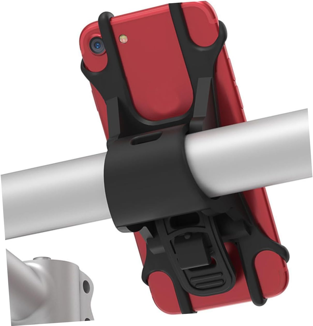 Vaguelly Banda de teléfono de silicona Soporte de teléfono de gel de sílice Soporte de teléfono Soporte de manillar de silicona para bicicleta de